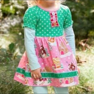 Matilda Jane Clothing Gingerbread Village Dress